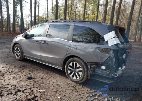 2025 Honda Odyssey Ex-L из США, поврежденный, VIN 5FNRL6H66SB025855